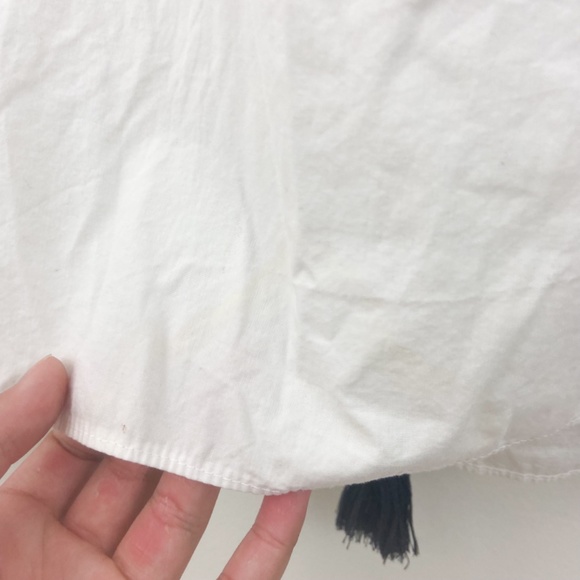 Rebecca minkoff embroidered white Tiffany top XS - Picture 6 of 11